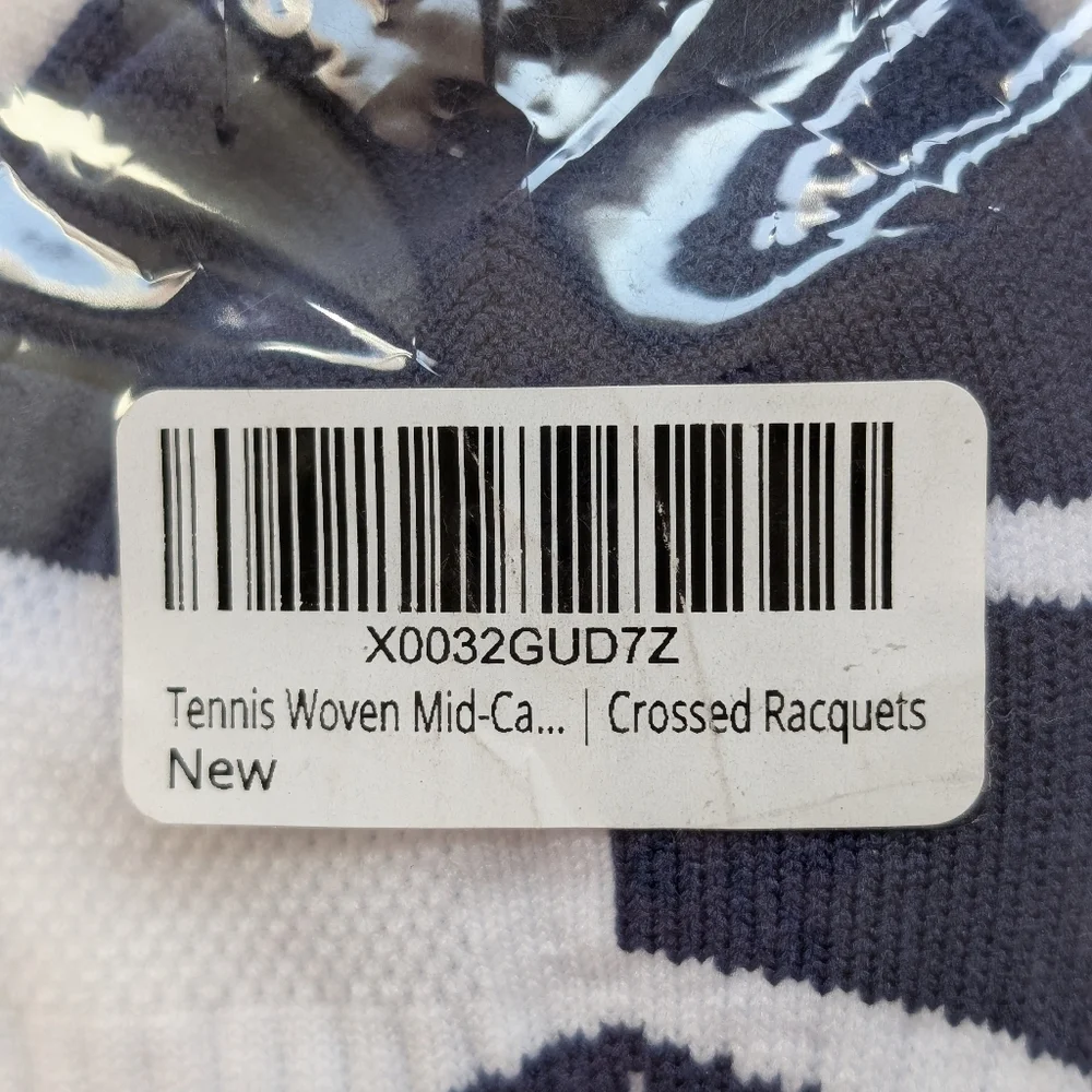 ChalkTalkSPORTS Tennis Crew Socks - Crossed Racquets